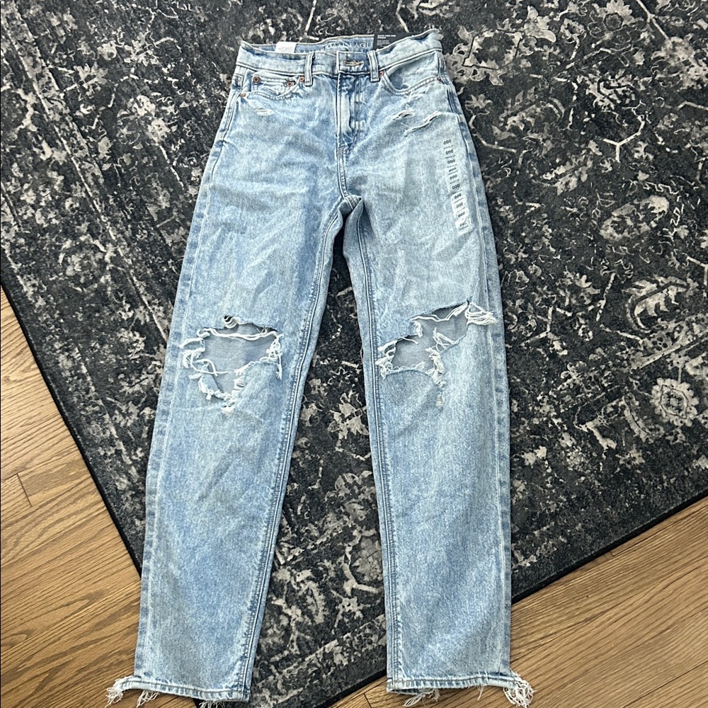 American Eagle Distressed Light Blue Jeans